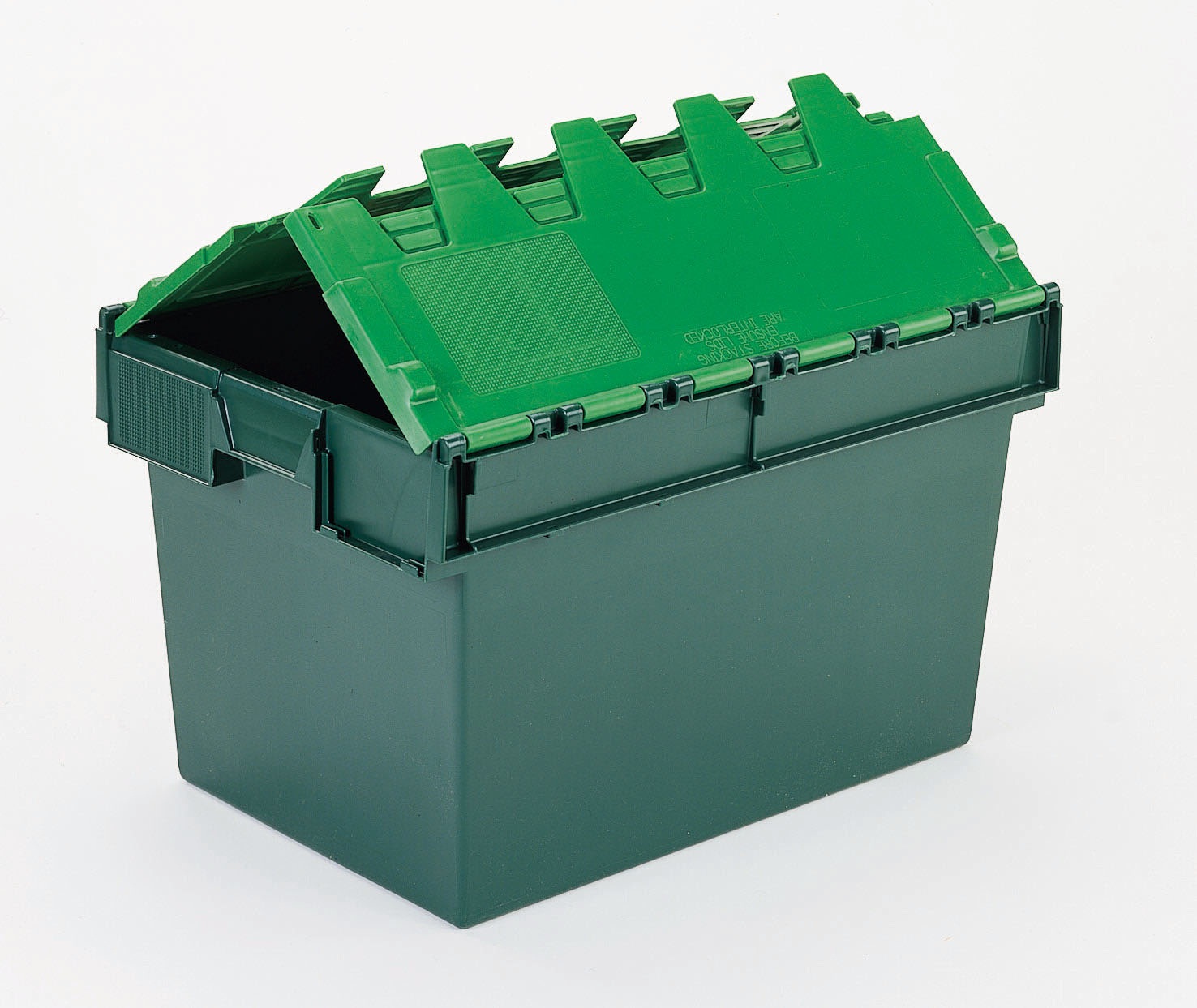 600.400.400-ALC.jpg 600x400x320 Two Tone Green Lidded Container (54 Ltr)