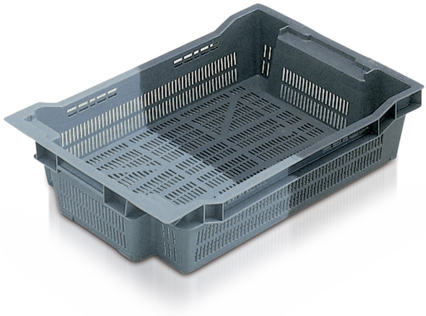 18 Ltr Stack n Nest Container 600x400x117 Vented 18 Ltr Stack n Nest Container 600x400x117 Vented