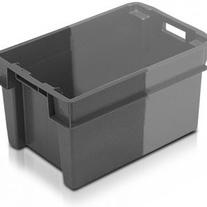 70 Ltr Stack n Nest Container 600x400x400 Solid Ref:11065