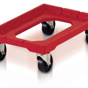 600 x 400mm wheeled dolly with 4 swivel 100mm diameter nylon castors
