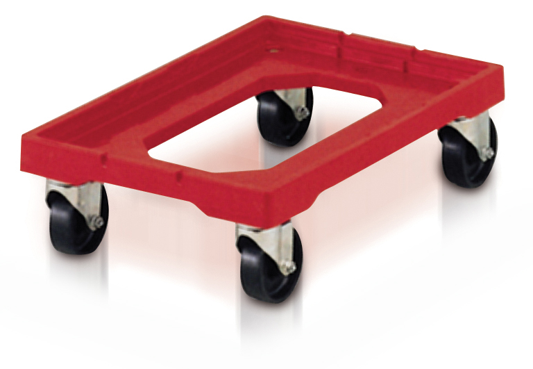 8400500 600 x 400mm wheeled dolly with 4 swivel 100mm diameter nylon castors